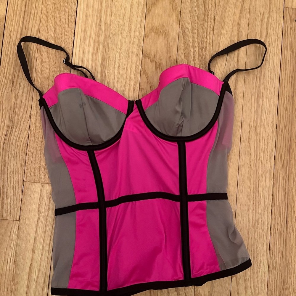 Victoria’s Secret hot pink corset
